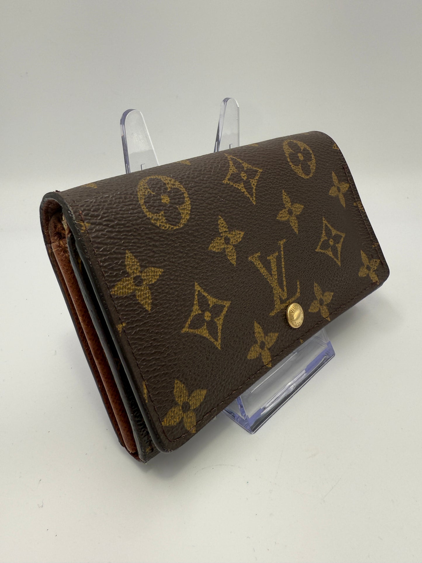 Louis Vuitton Monogram Porte Monnaie Tresor Wallet CA0072