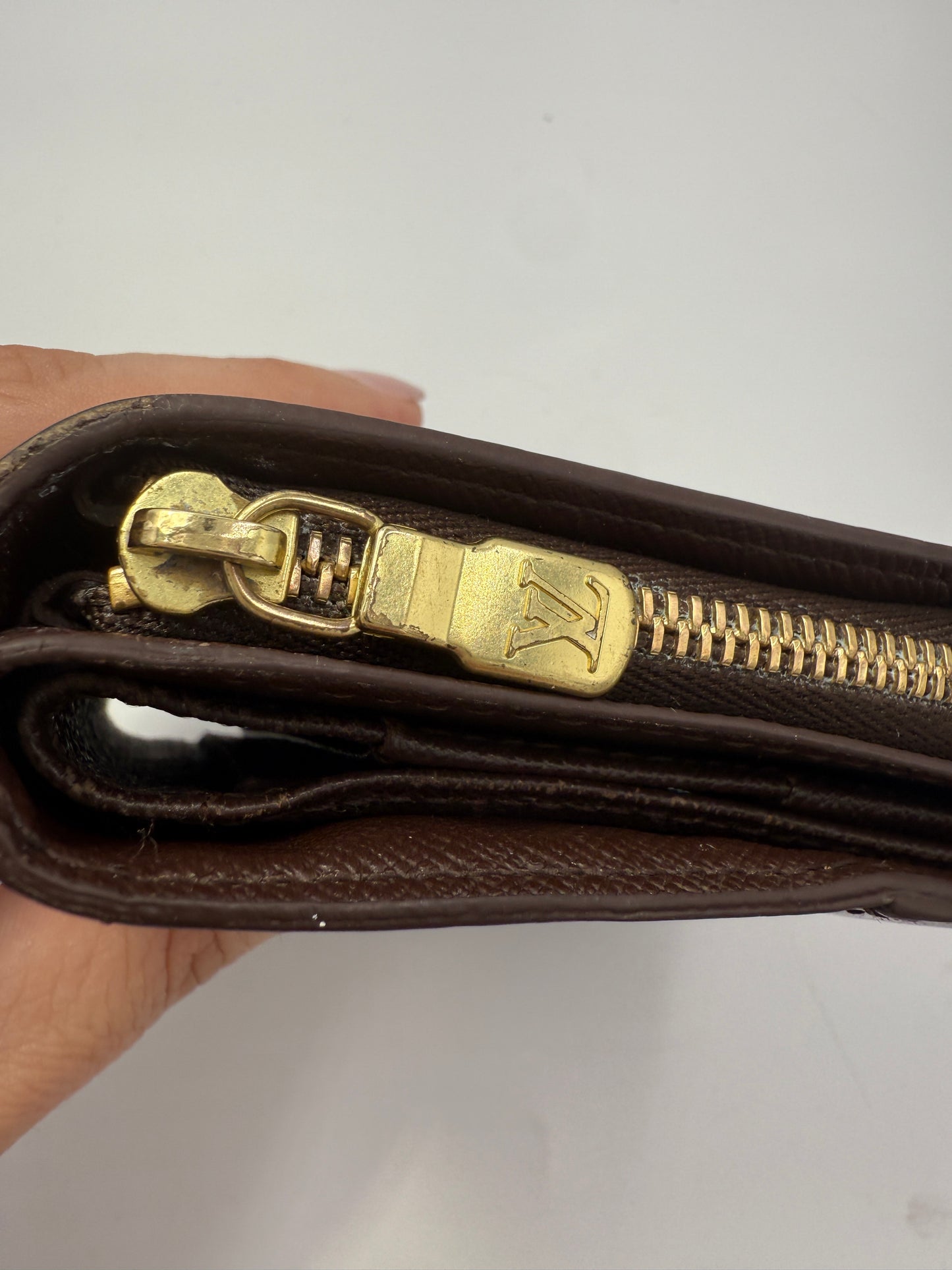 Louis Vuitton Damier Ebene Compact Zippy Wallet CA1016