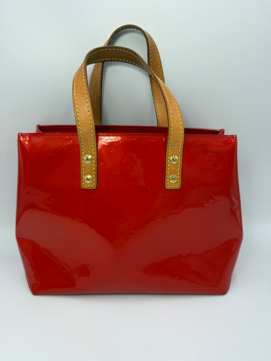 Louis Vuitton Tomato Red Vernis Reade PM TH1004