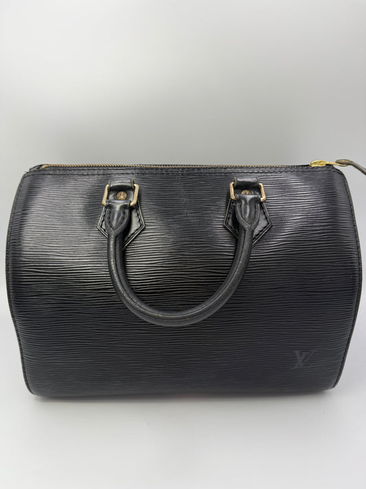 Louis Vuitton Speedy 25 Black Epi Leather SP0035