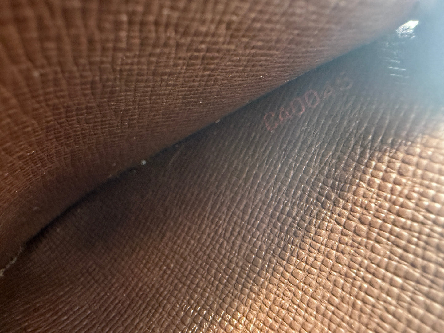 Louis Vuitton Damier Ebene Coated Canvas Sarah Wallet CA0015