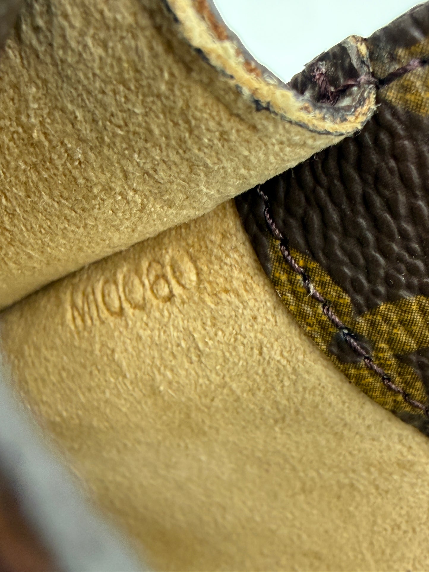 Louis Vuitton Monogram Coated Canvas Eye Glasses Case Open Top MI0060