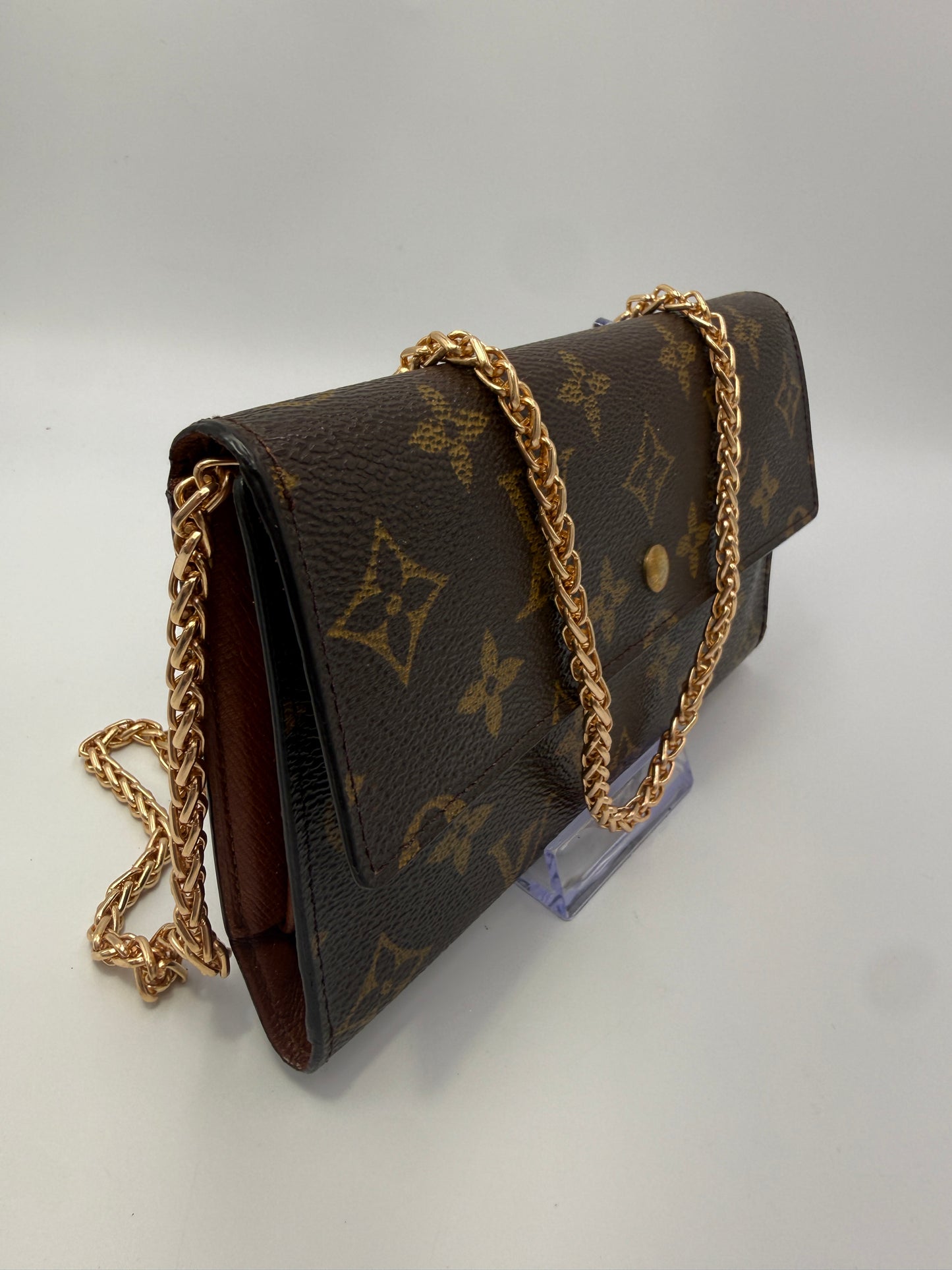 Louis Vuitton Monogram Continental Long Wallet Full Set TH0975