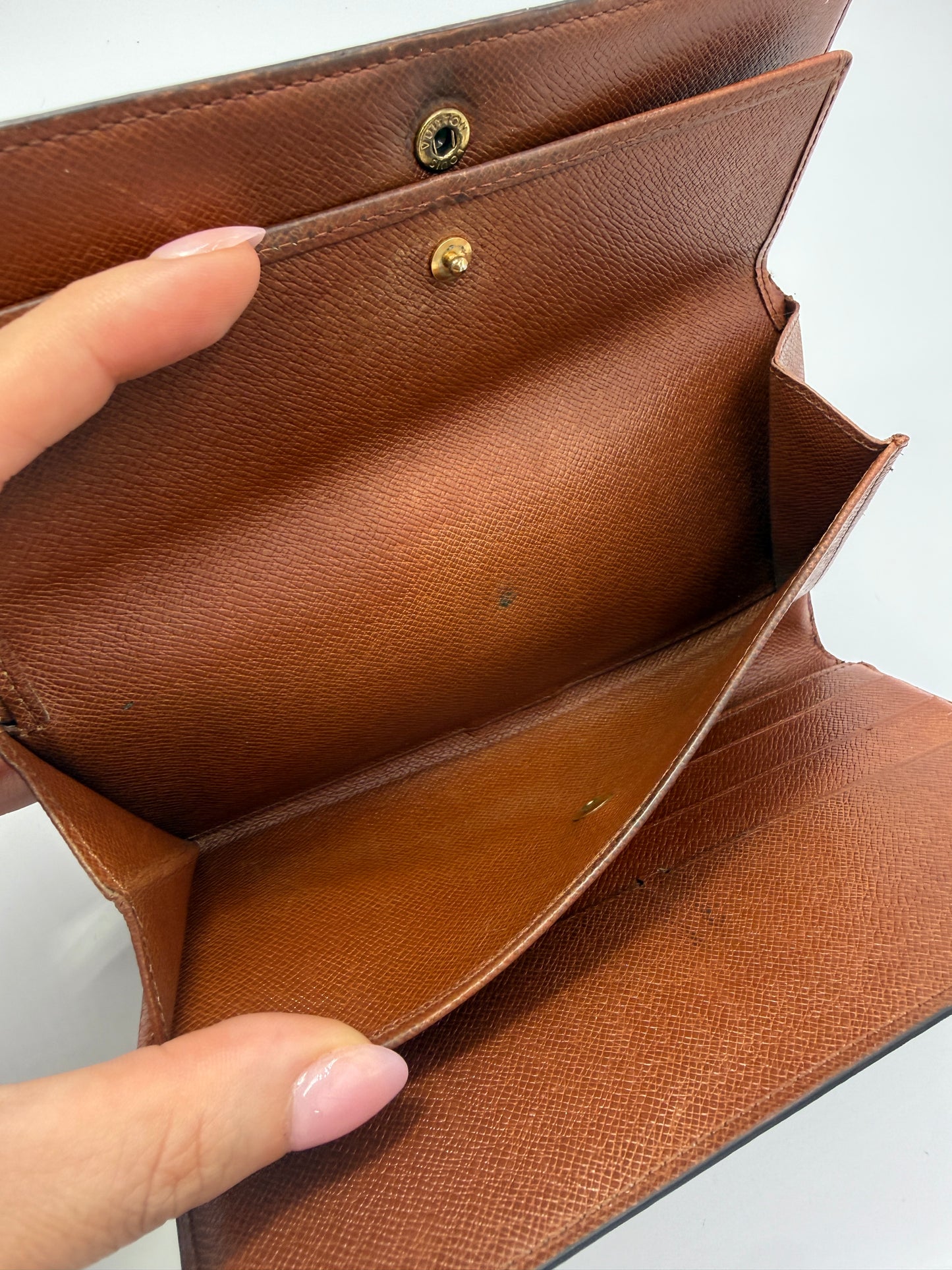Louis Vuitton Monogram Continental Long Wallet Full Set TH0975