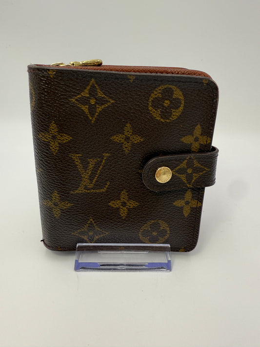 Louis Vuitton Monogram Compact Zippy Wallet MI0082