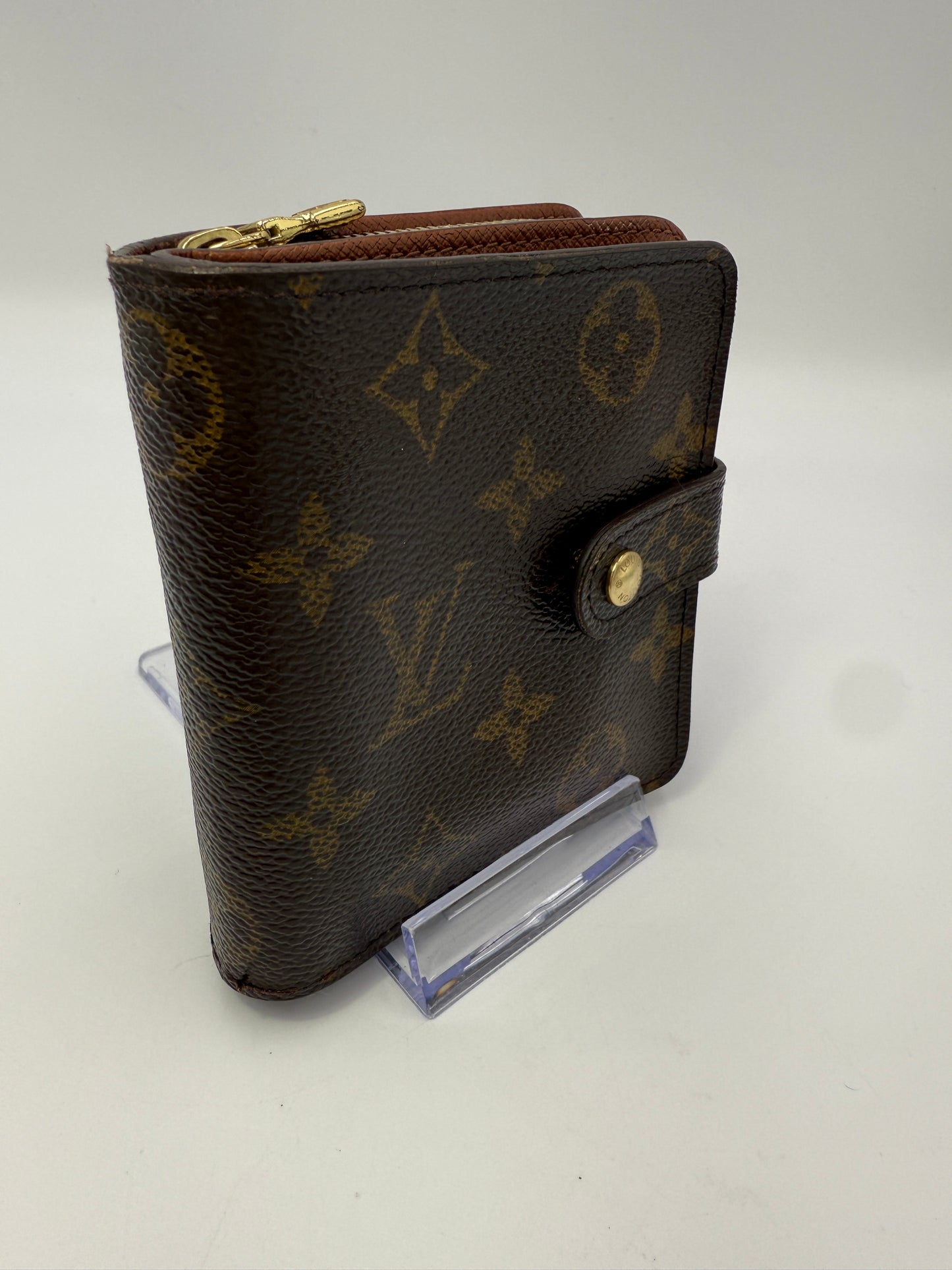 Louis Vuitton Monogram Compact Zippy Wallet MI0082