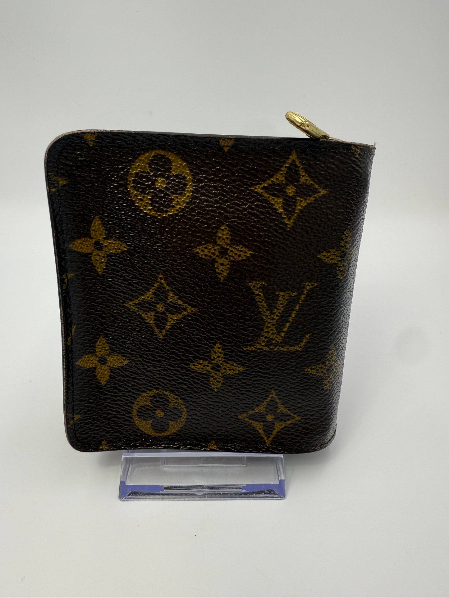 Louis Vuitton Monogram Compact Zippy Wallet MI0082
