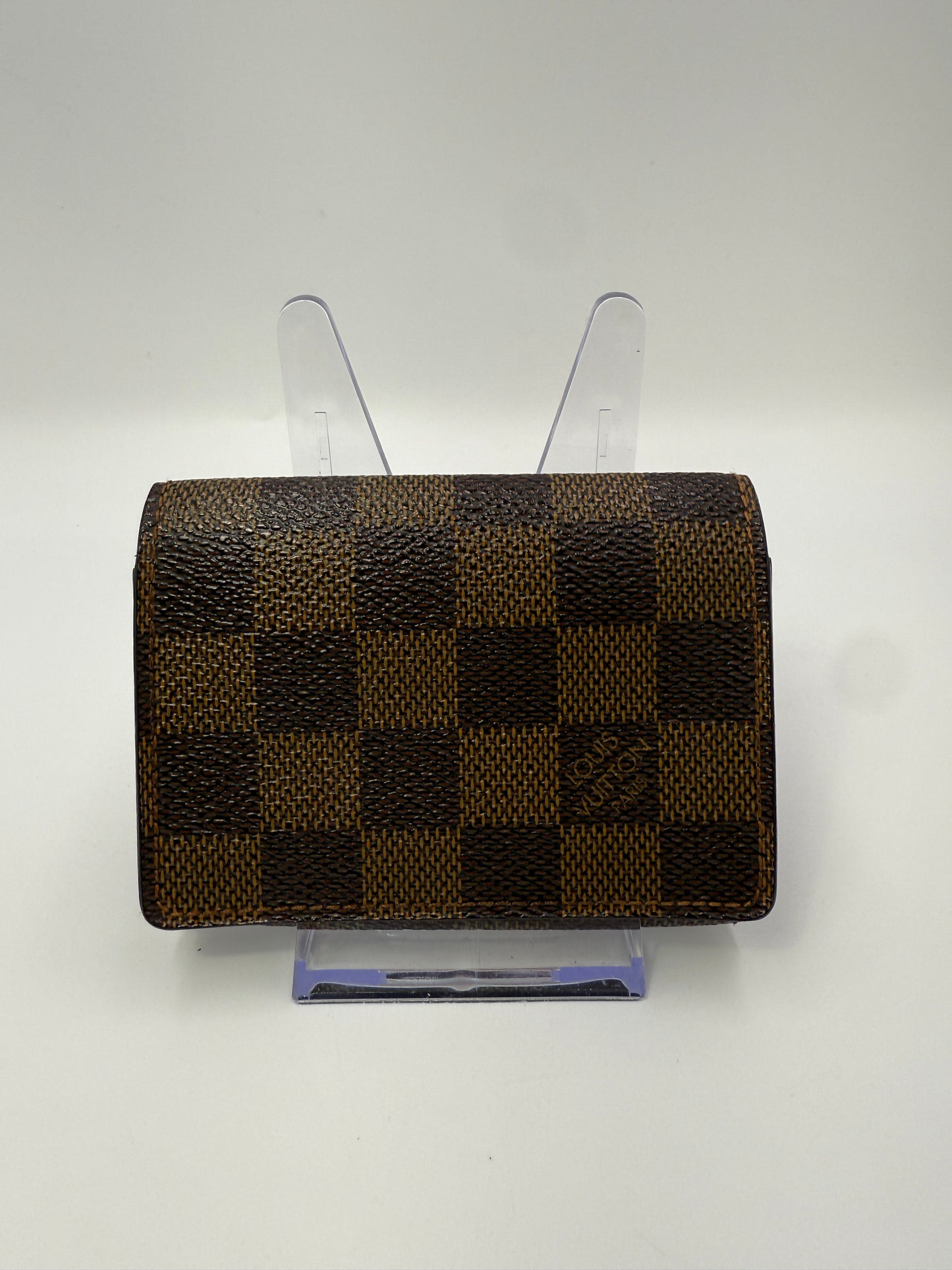 Louis Vuitton Damier Ebene Coated Canvas Card Holder CA0025