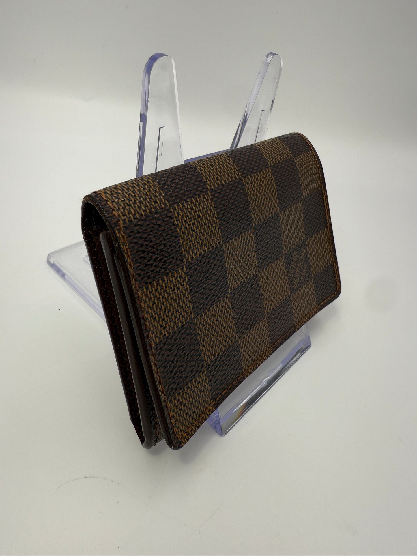 Louis Vuitton Damier Ebene Coated Canvas Card Holder CA0025