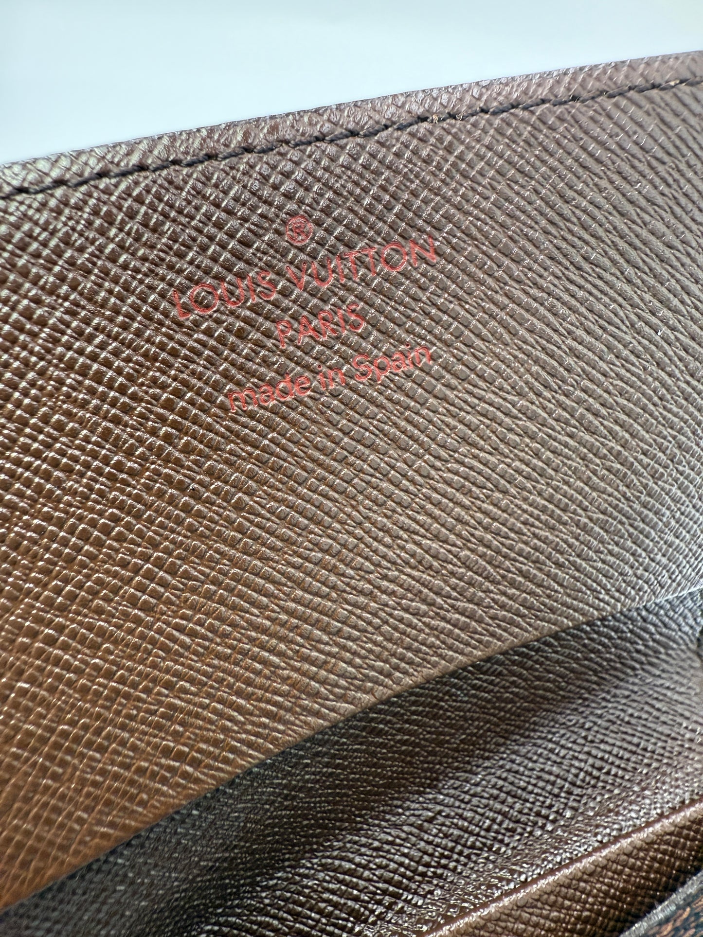 Louis Vuitton Damier Ebene Coated Canvas Card Holder CA0025