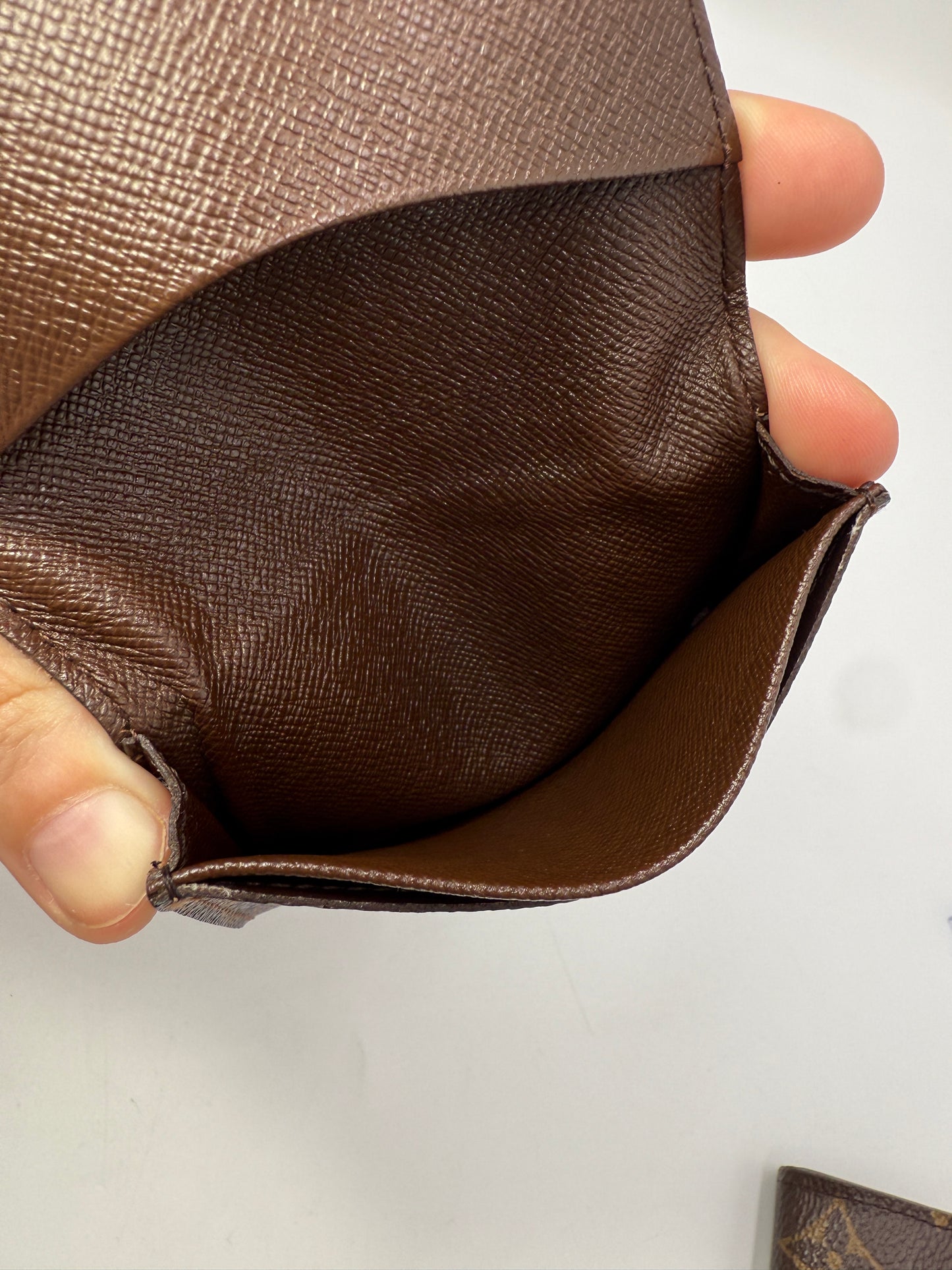 Louis Vuitton Damier Ebene Coated Canvas Card Holder CA0025