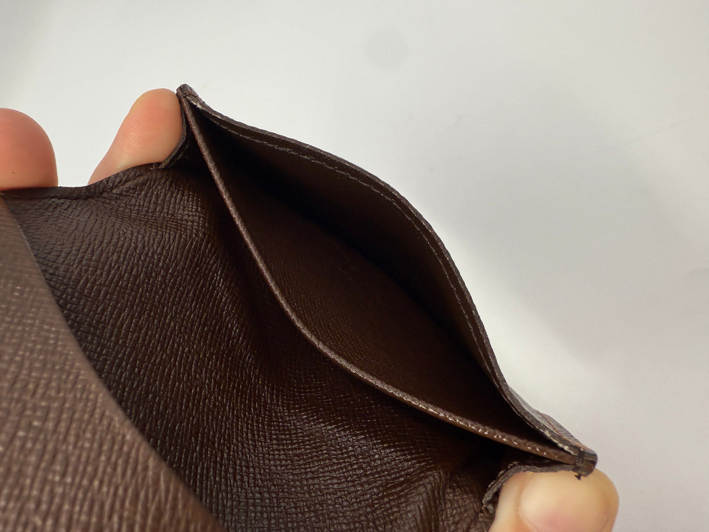 Louis Vuitton Damier Ebene Coated Canvas Card Holder CA0025