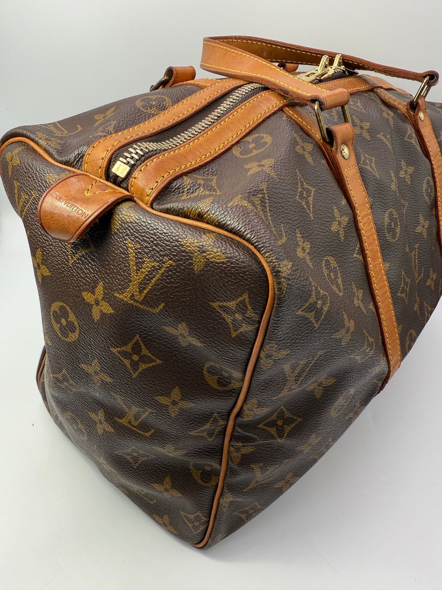 Louis Vuitton Monogram Coated Canvas Sac Souple 35 cm