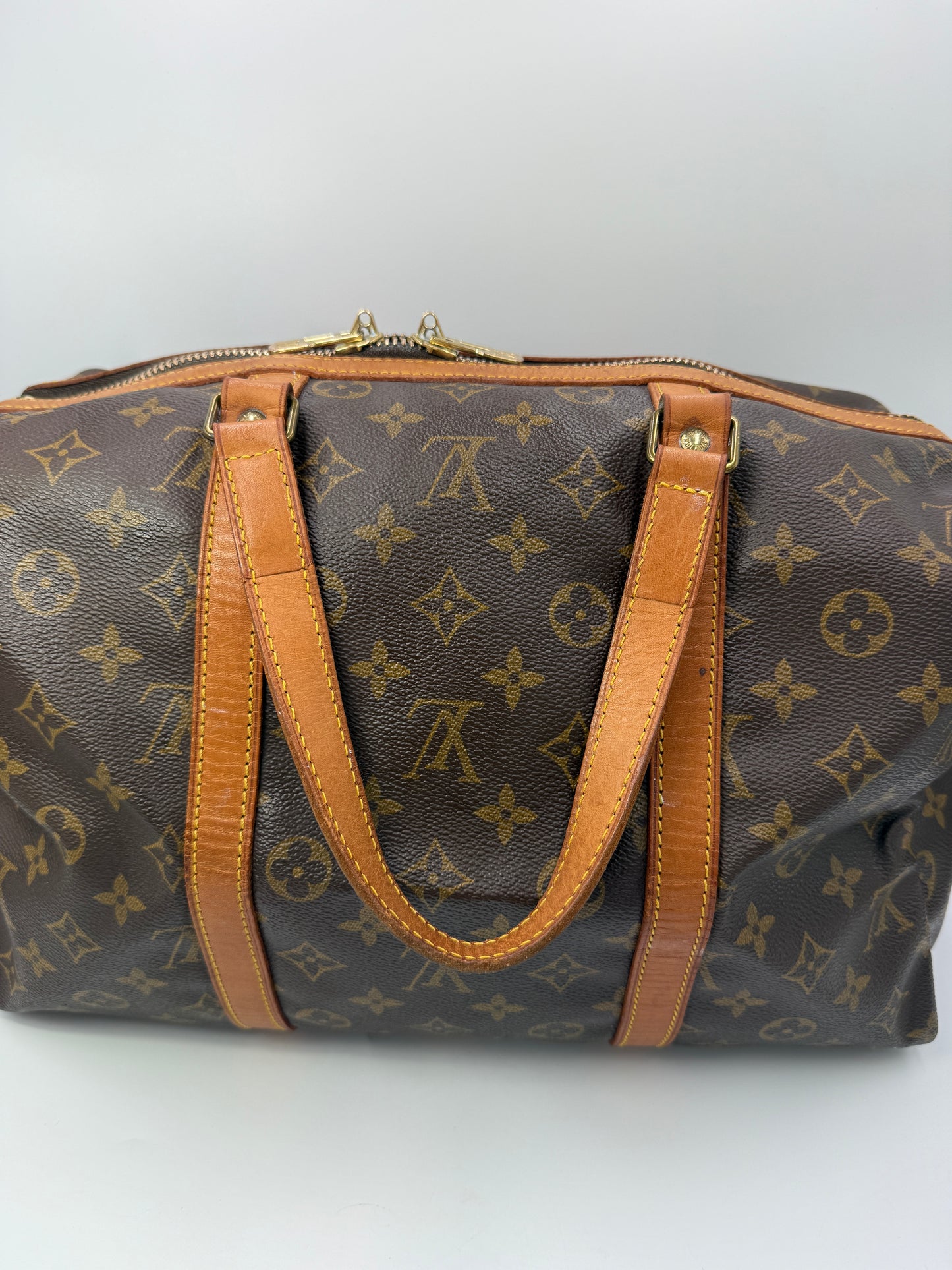 Louis Vuitton Monogram Coated Canvas Sac Souple 35 cm
