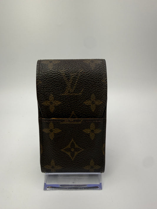 Louis Vuitton Vintage Monogram Coated Canvas Cigarette Holder With COA CT0051