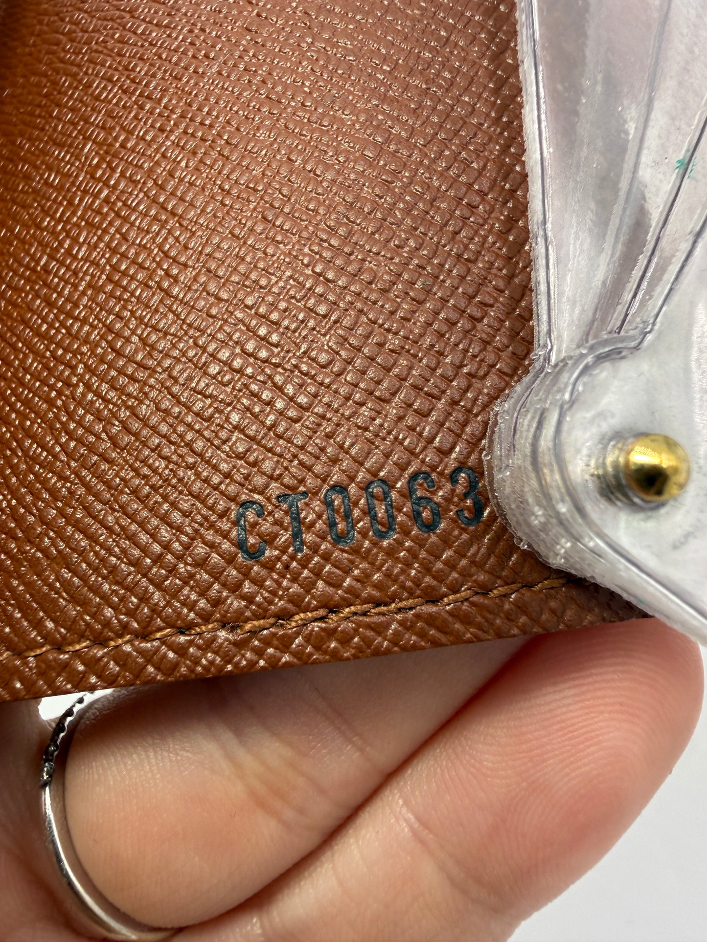 Louis Vuitton Vintage Monogram Photo or Card Organizer With COA CT0063