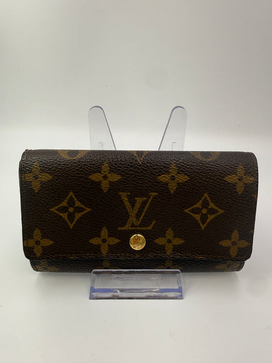 Louis Vuitton Monogram Coated Canvas Mini Sarah Compact Wallet CA0922