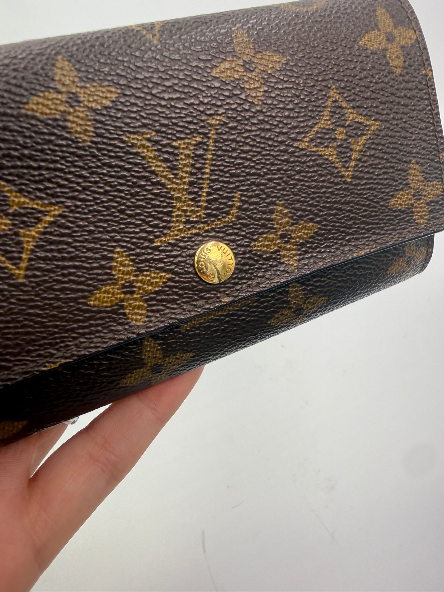 Louis Vuitton Monogram Coated Canvas Mini Sarah Compact Wallet CA0922