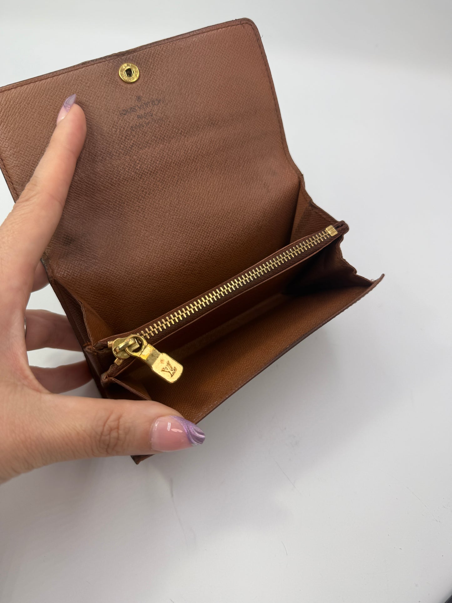 Louis Vuitton Monogram Coated Canvas Mini Sarah Compact Wallet CA0922