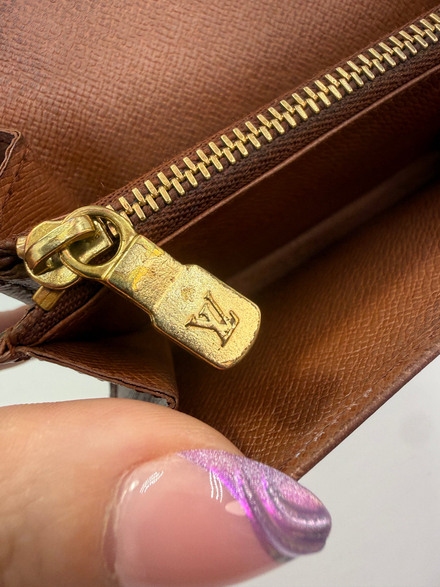 Louis Vuitton Monogram Coated Canvas Mini Sarah Compact Wallet CA0922