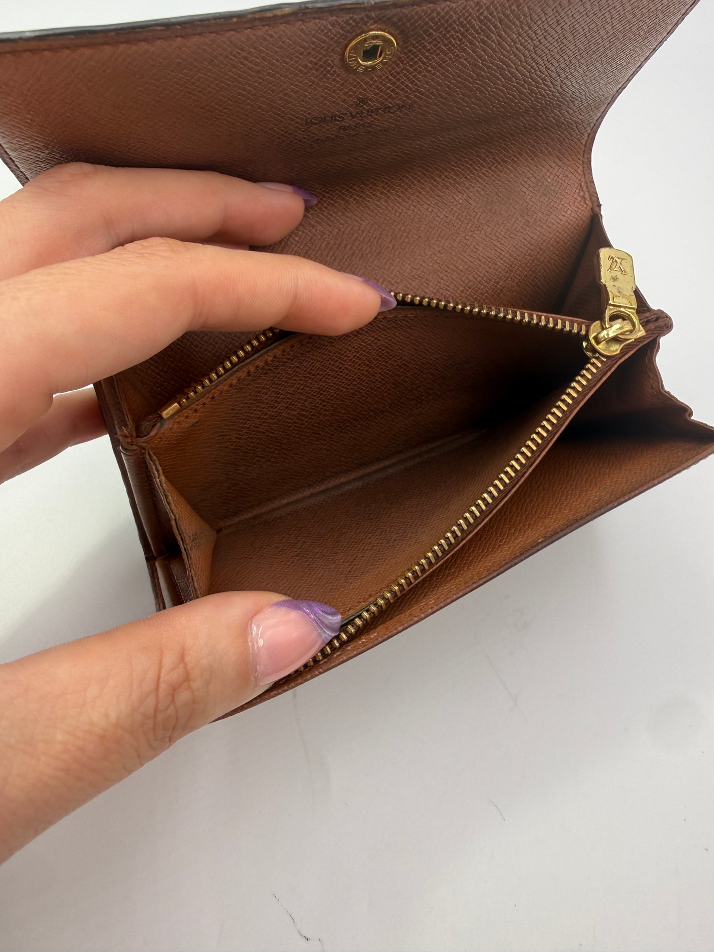 Louis Vuitton Monogram Coated Canvas Mini Sarah Compact Wallet CA0922