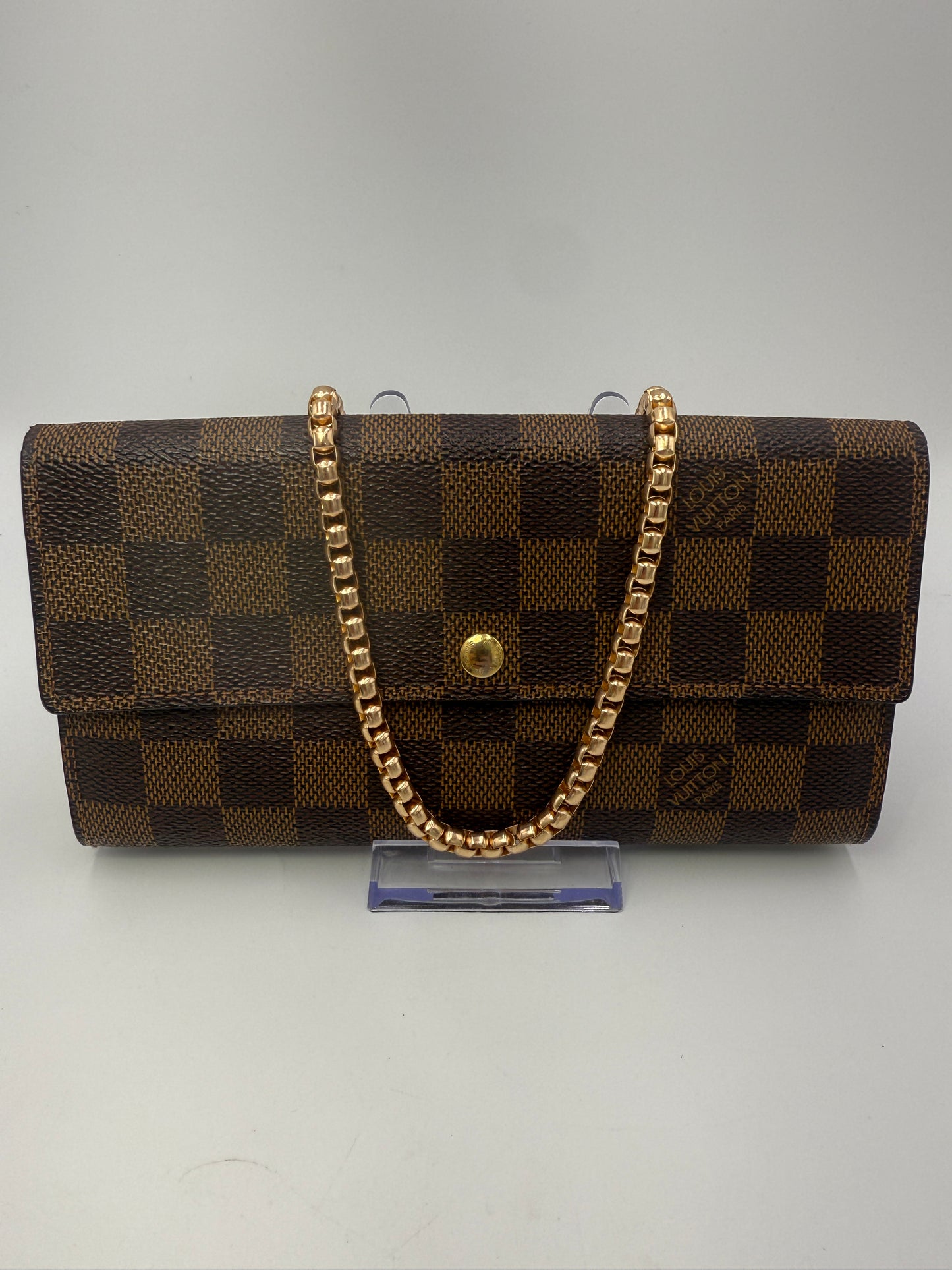 Louis Vuitton Damier Ebene Sarah Wallet CT0120