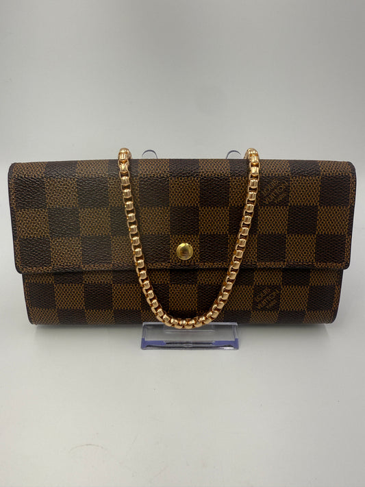 Louis Vuitton Damier Ebene Sarah Wallet CT0120