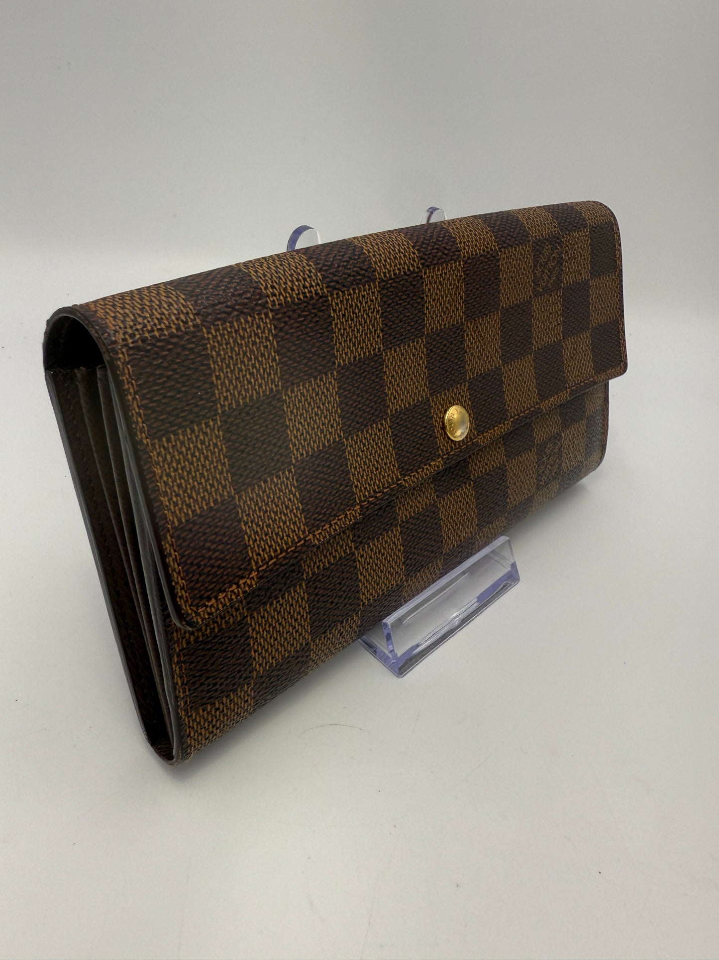 Louis Vuitton Damier Ebene Sarah Wallet CT0120