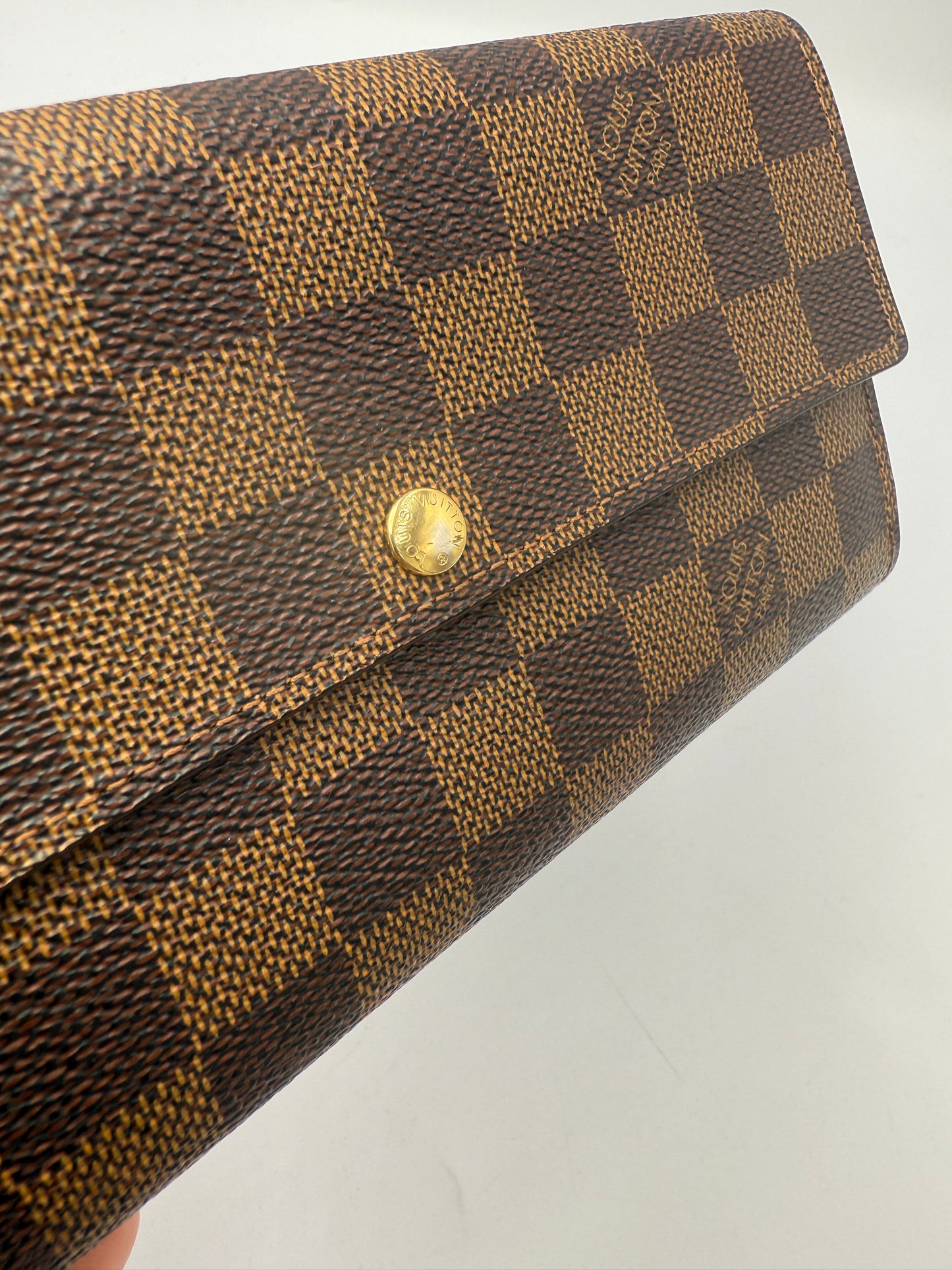 Louis Vuitton Damier Ebene Sarah Wallet CT0120