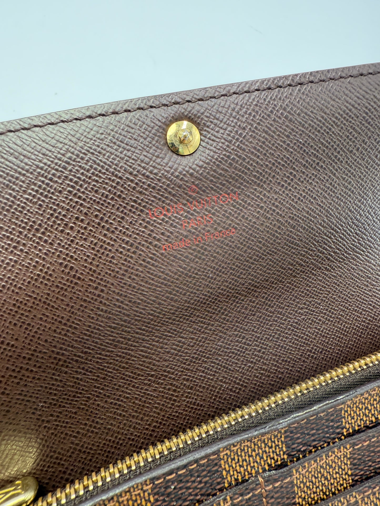 Louis Vuitton Damier Ebene Sarah Wallet CT0120