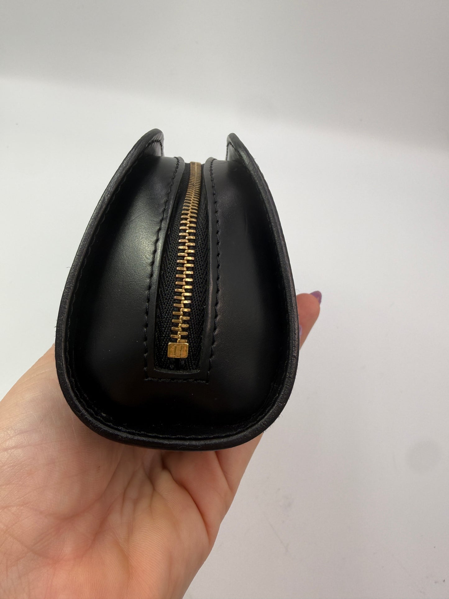 Louis Vuitton Black Epi Leather Cosmetic Pouch