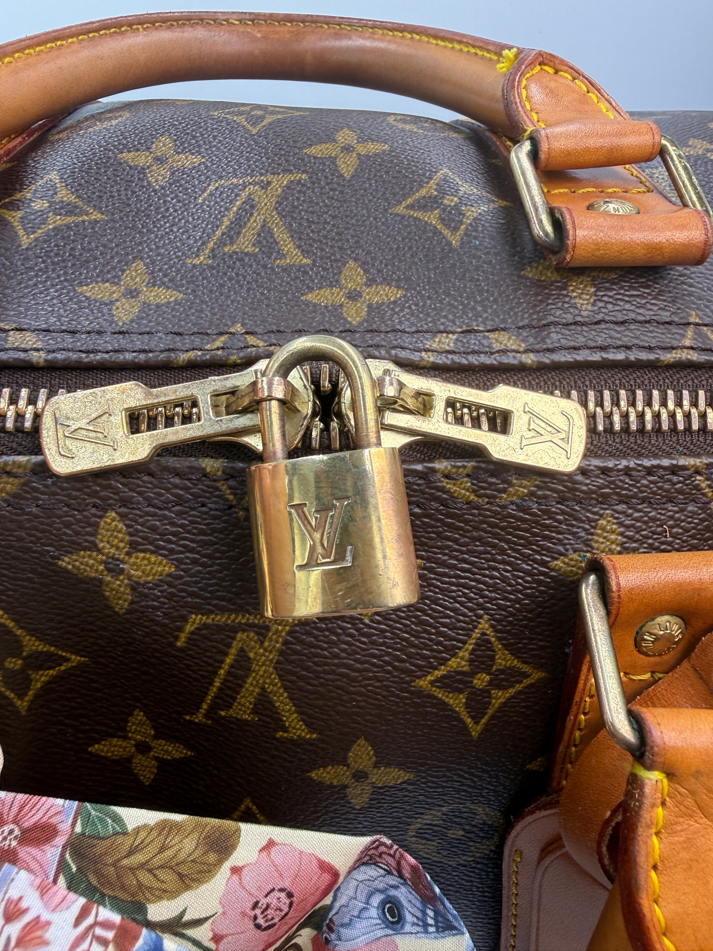 Louis Vuitton Vintage Monogram Keepall 55 Bandoulière With Original Crossbody Strap SP0961