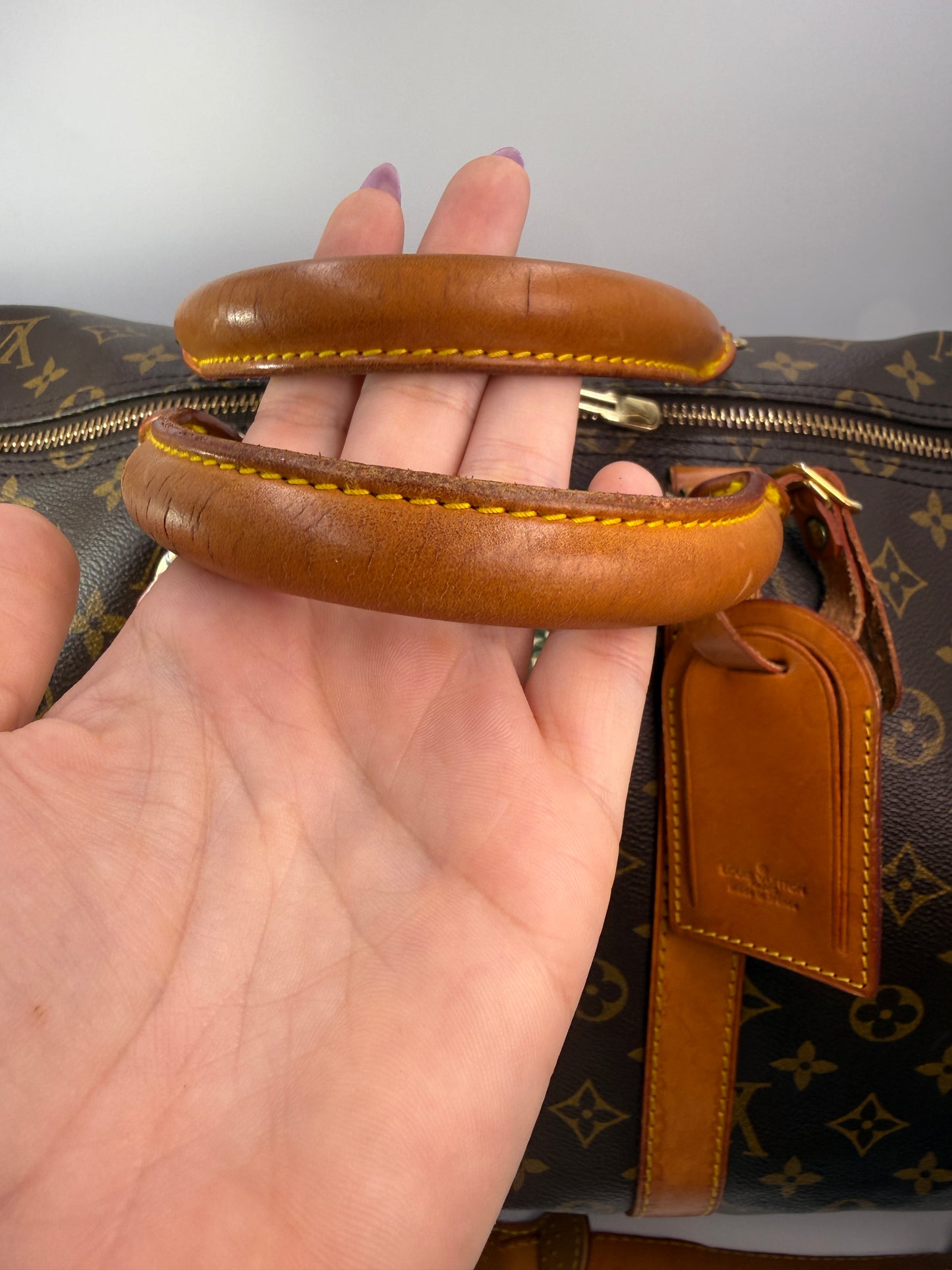 Louis Vuitton Vintage Monogram Keepall 55 Bandoulière With Original Crossbody Strap SP0961