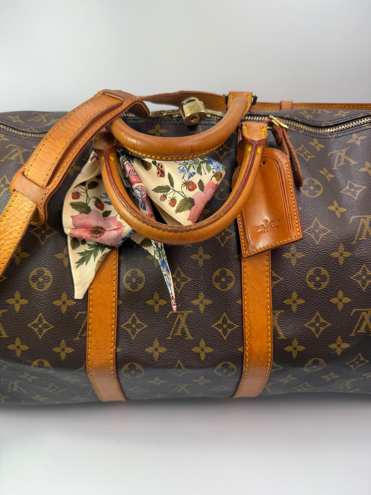Louis Vuitton Vintage Monogram Keepall 55 Bandoulière With Original Crossbody Strap SP0961