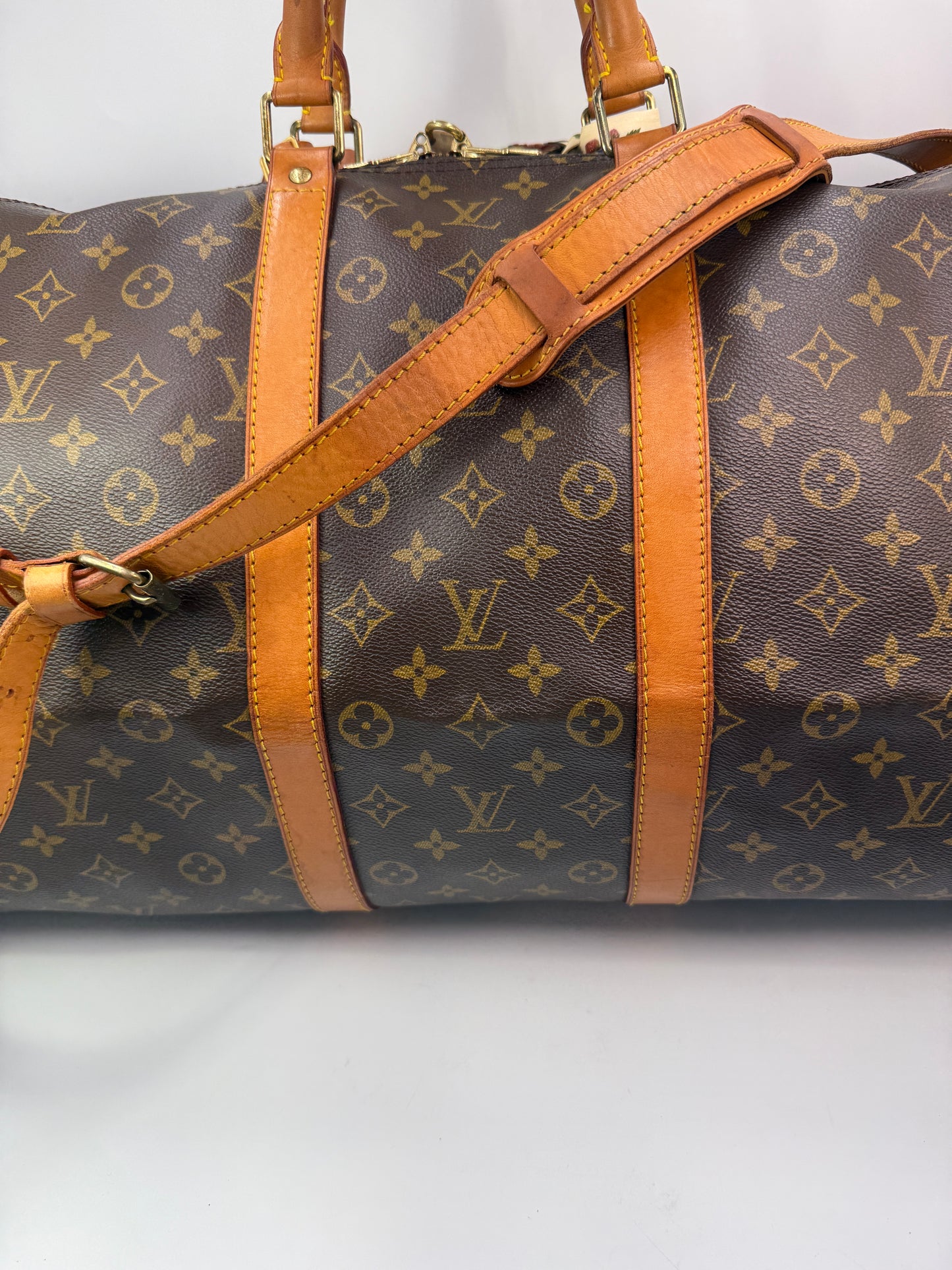 Louis Vuitton Vintage Monogram Keepall 55 Bandoulière With Original Crossbody Strap SP0961