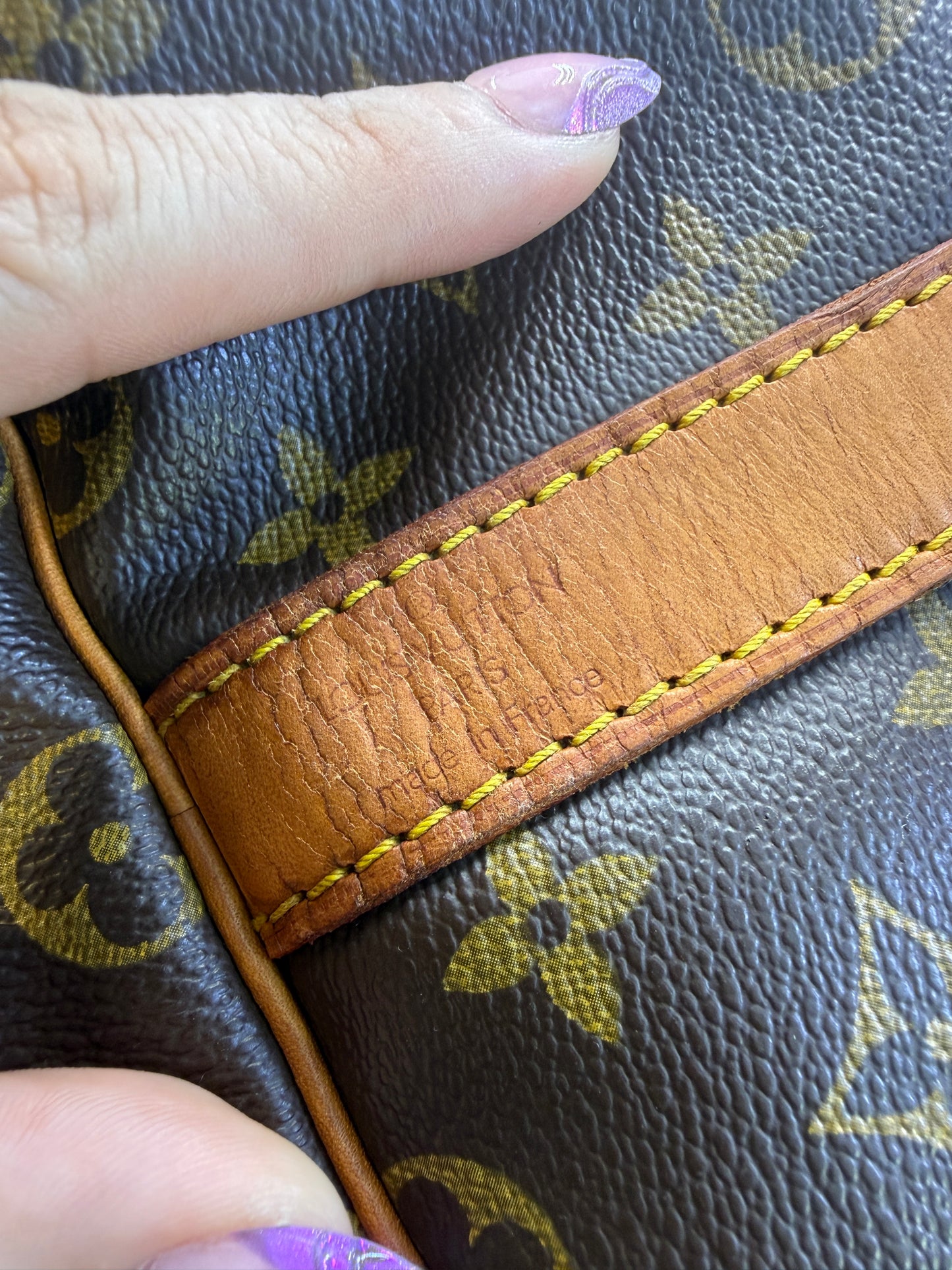 Louis Vuitton Vintage Monogram Keepall 55 Bandoulière With Original Crossbody Strap SP0961