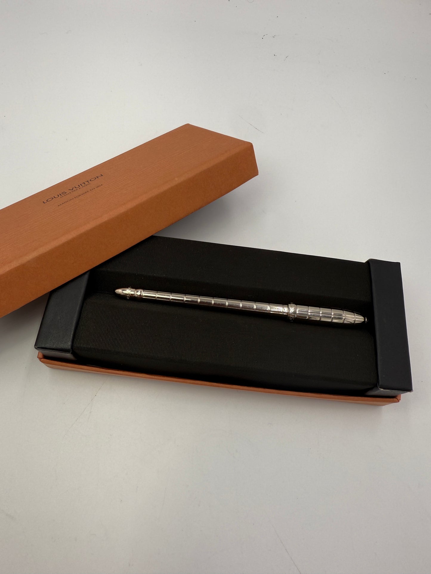Louis Vuitton Silver Pen and Original Box
