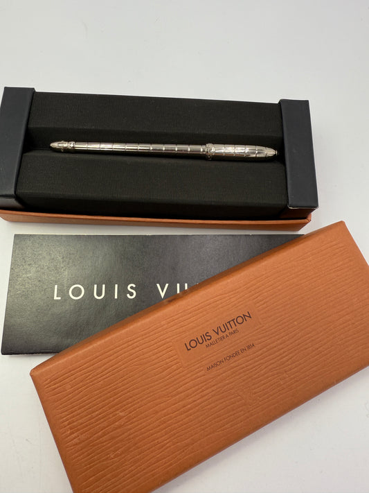 Louis Vuitton Silver Pen and Original Box