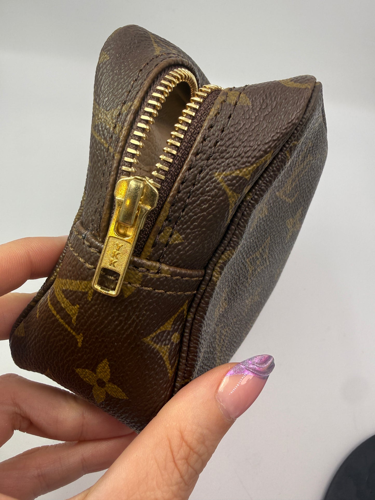 Louis Vuitton Monogram Coated Canvas Trousse Toiletry 18 cm 834