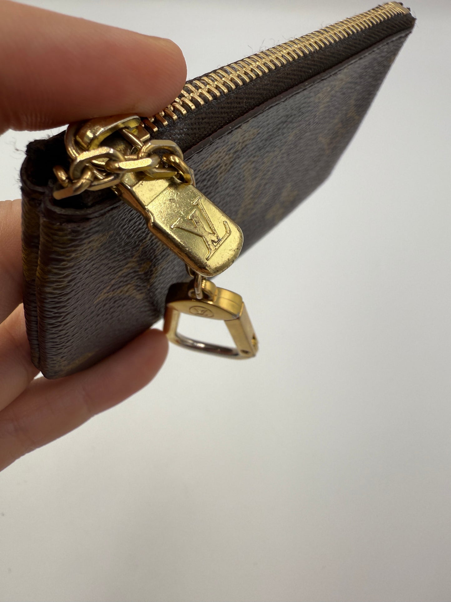 Louis Vuitton Monogram Coated Canvas Key Cles TA1165