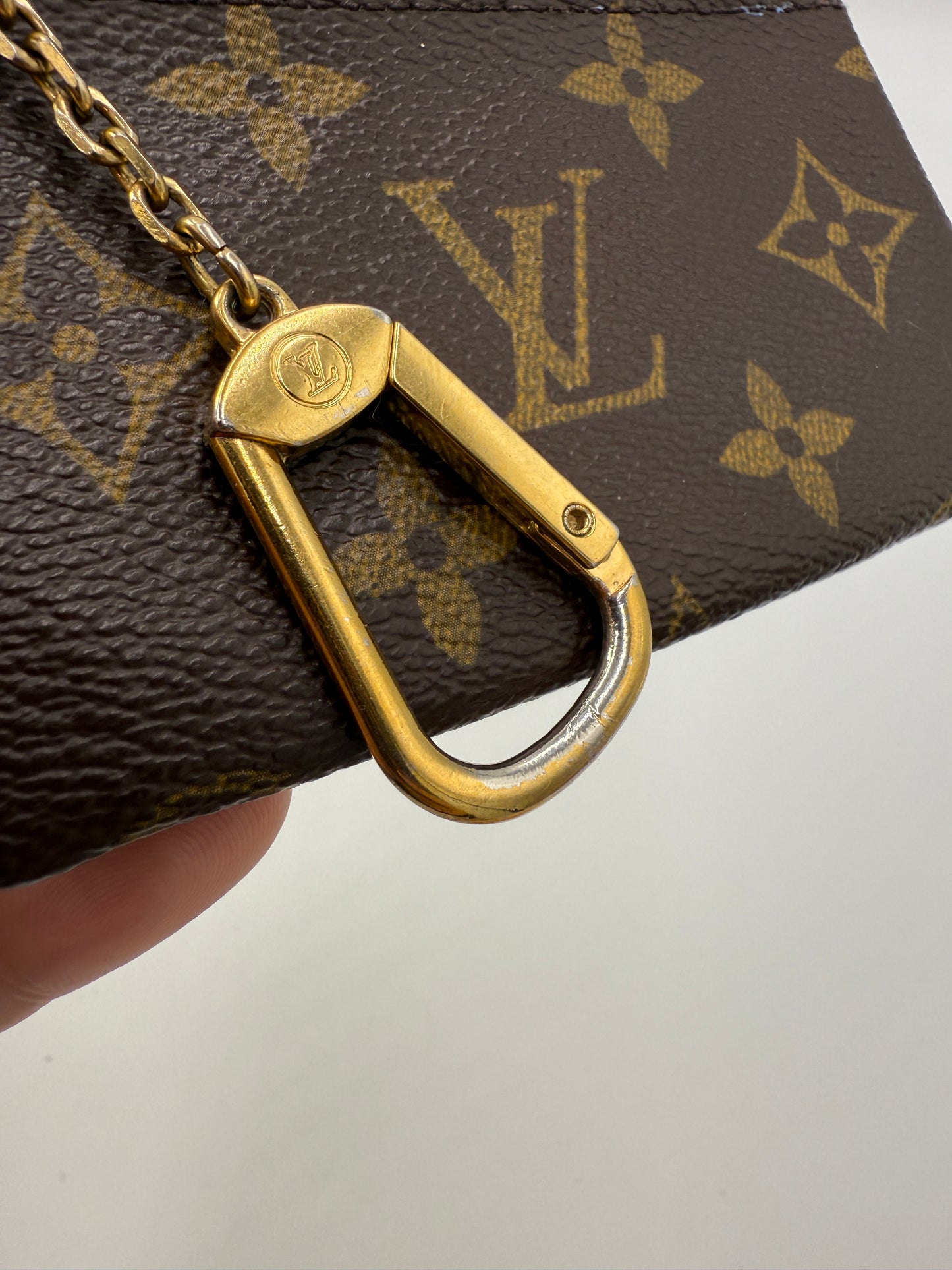 Louis Vuitton Monogram Coated Canvas Key Cles TA1165
