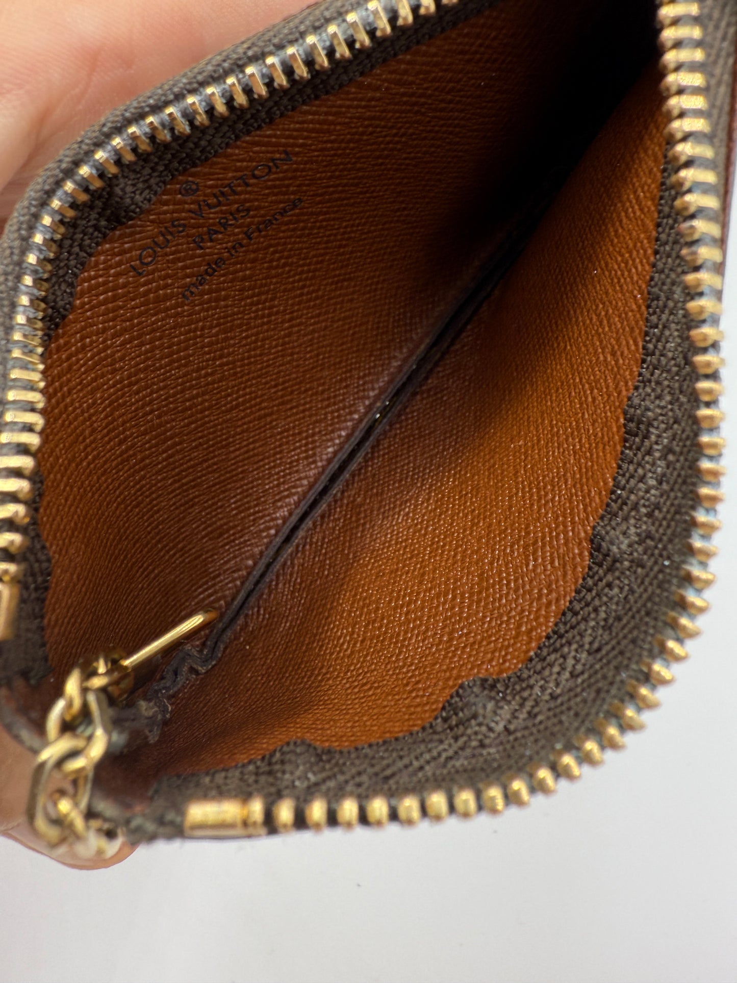 Louis Vuitton Monogram Coated Canvas Key Cles TA1165