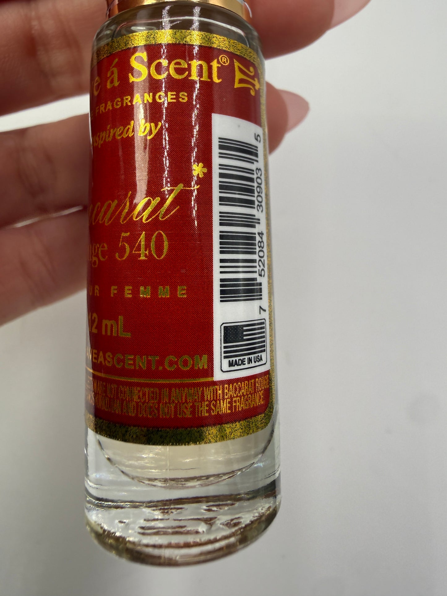 NEW Have à Scent Pure Fragrances Smells Like Baccarat Rouge 540
