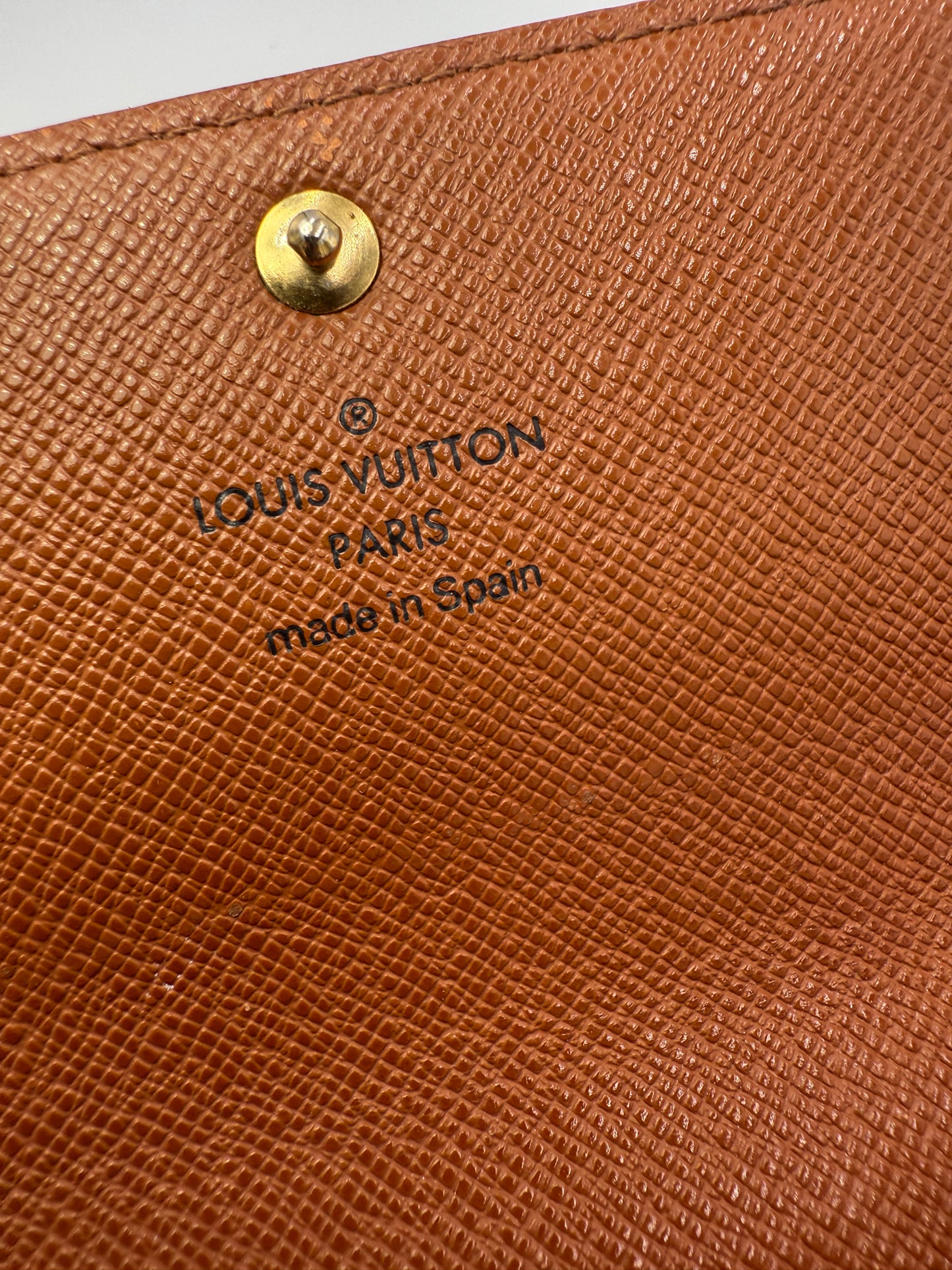 Louis Vuitton Monogram Sarah Wallet CA0929