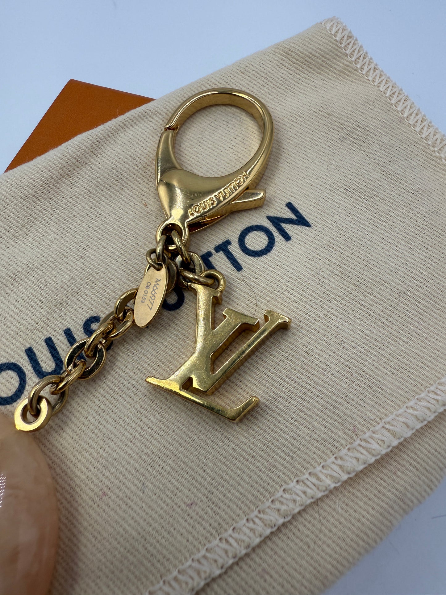 Louis Vuitton Rose Flower Vellur Bag Charm OB0153