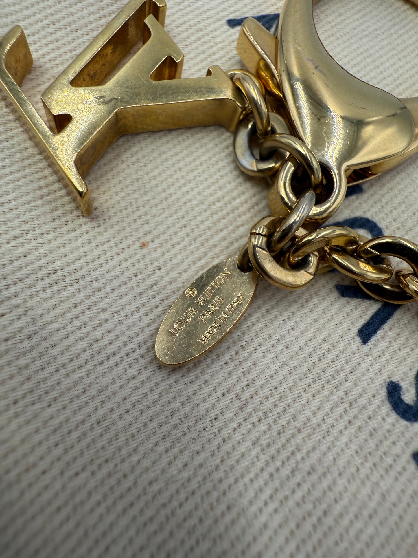 Louis Vuitton Rose Flower Vellur Bag Charm OB0153