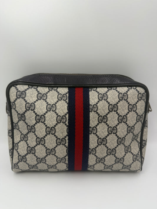 Gucci Ophidia Supreme Coated Canvas Toiletry Pouch