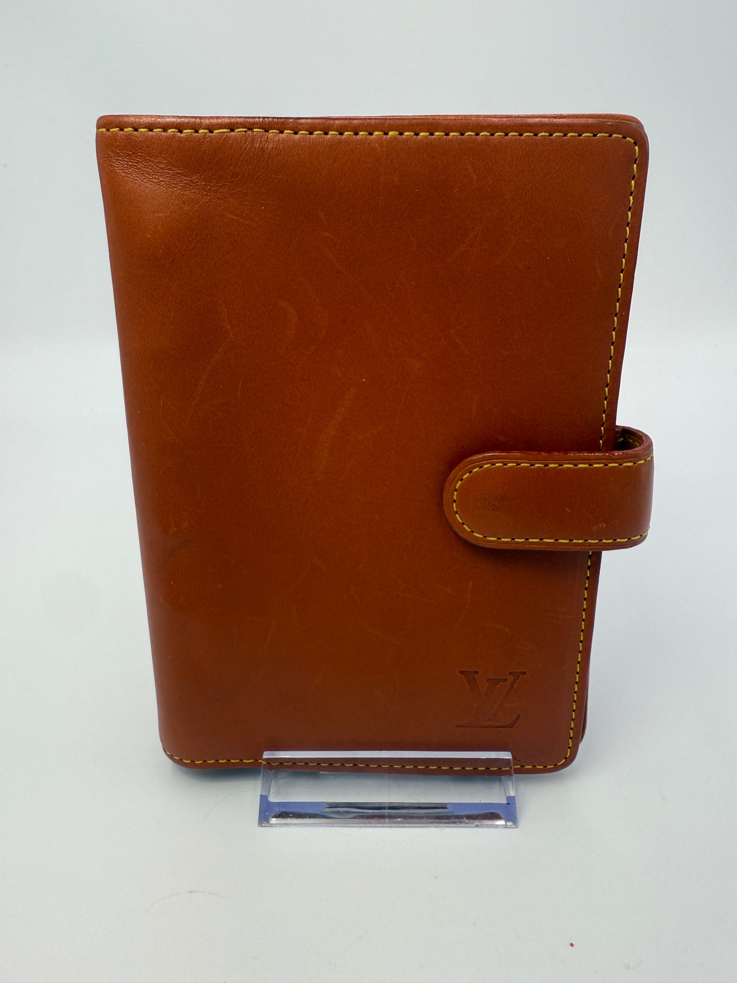 Louis Vuitton Leather Camel Color Agenda PM BJ2039