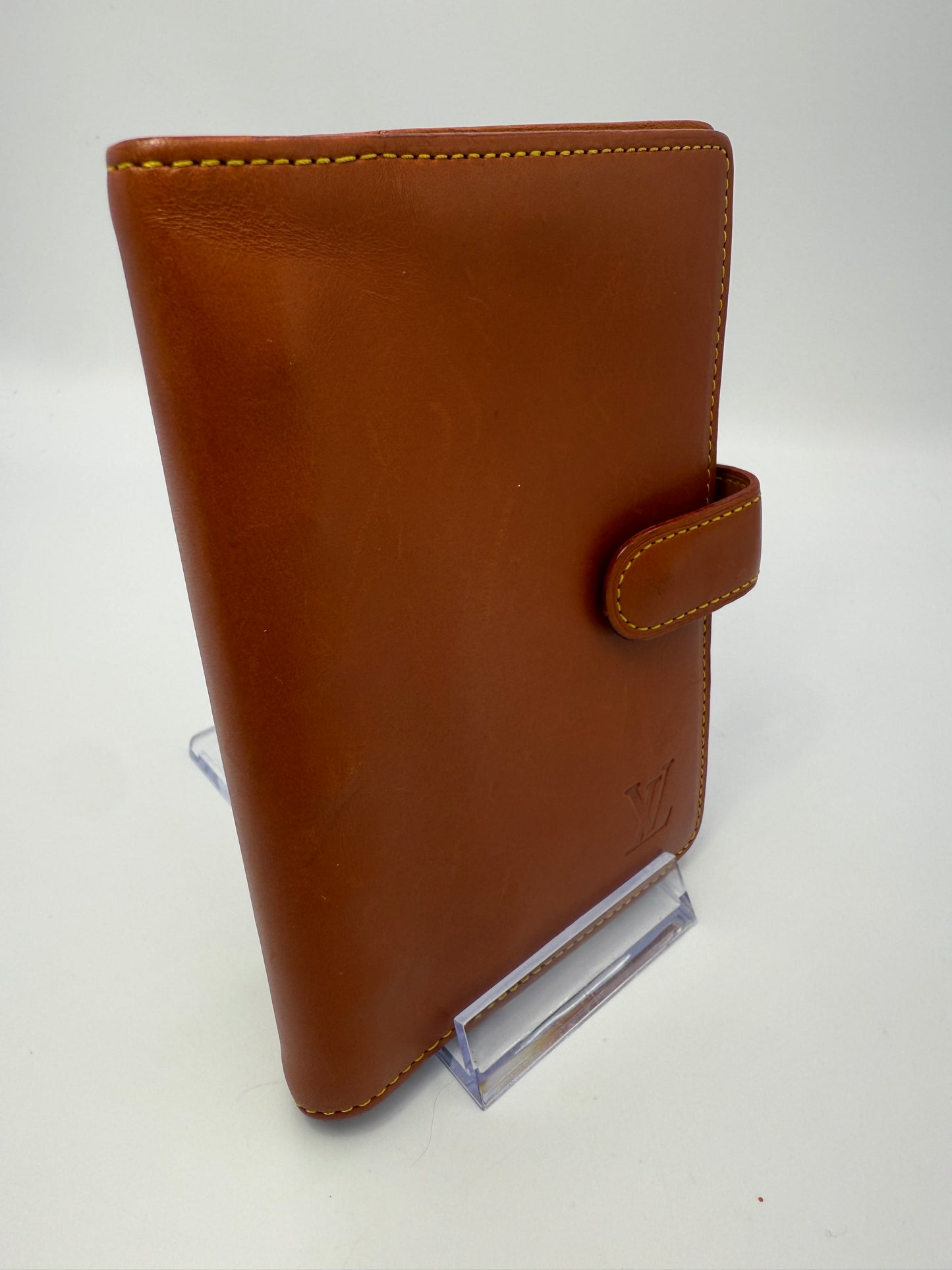 Louis Vuitton Leather Camel Color Agenda PM BJ2039