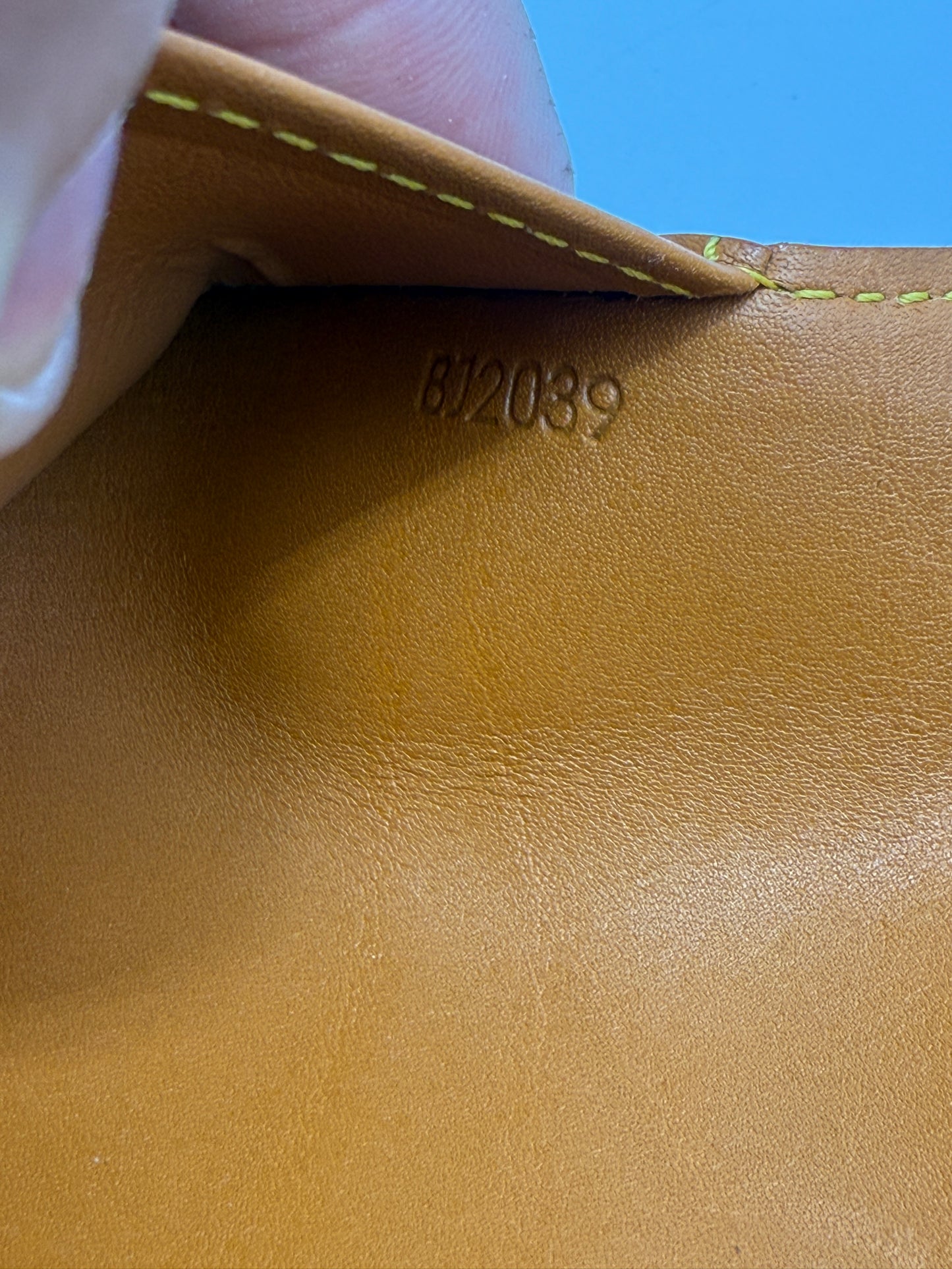 Louis Vuitton Leather Camel Color Agenda PM BJ2039